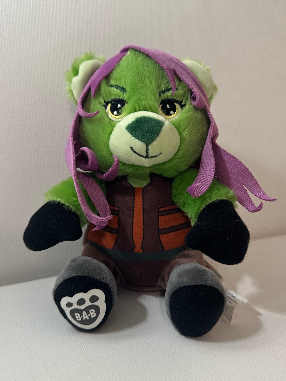 2016 BUILD A BEAR - GAMORA - MARVEL - GUARDIANS OF THE GALAXY